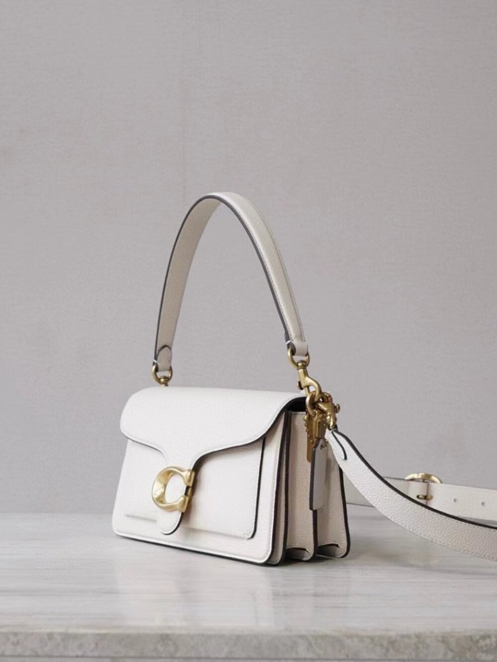 Coach Tabby 26 Shoulder Bag Crossbody Leather Authentic